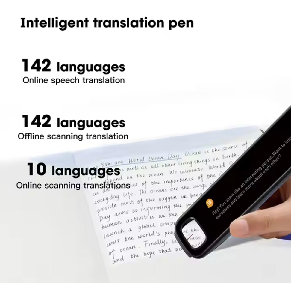 Smart 142-language translator pen